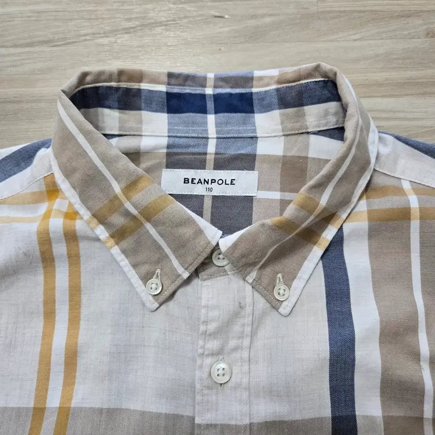 [BUNJANG] Beanpole Check Long Sleeve Shirt (Size 105) / 105) 빈폴 체크 긴팔 셔츠