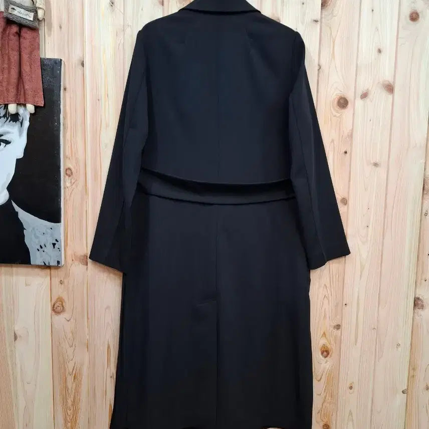 [BUNJANG] Daniel Pleated Long Jacket / 다니엘 주름 롱 자켓