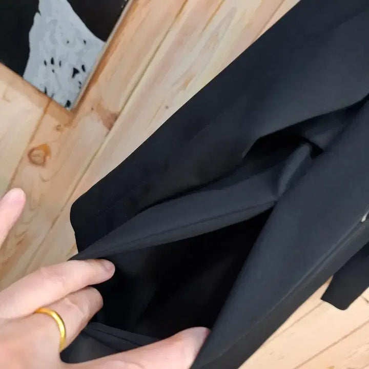 [BUNJANG] Daniel Pleated Long Jacket / 다니엘 주름 롱 자켓