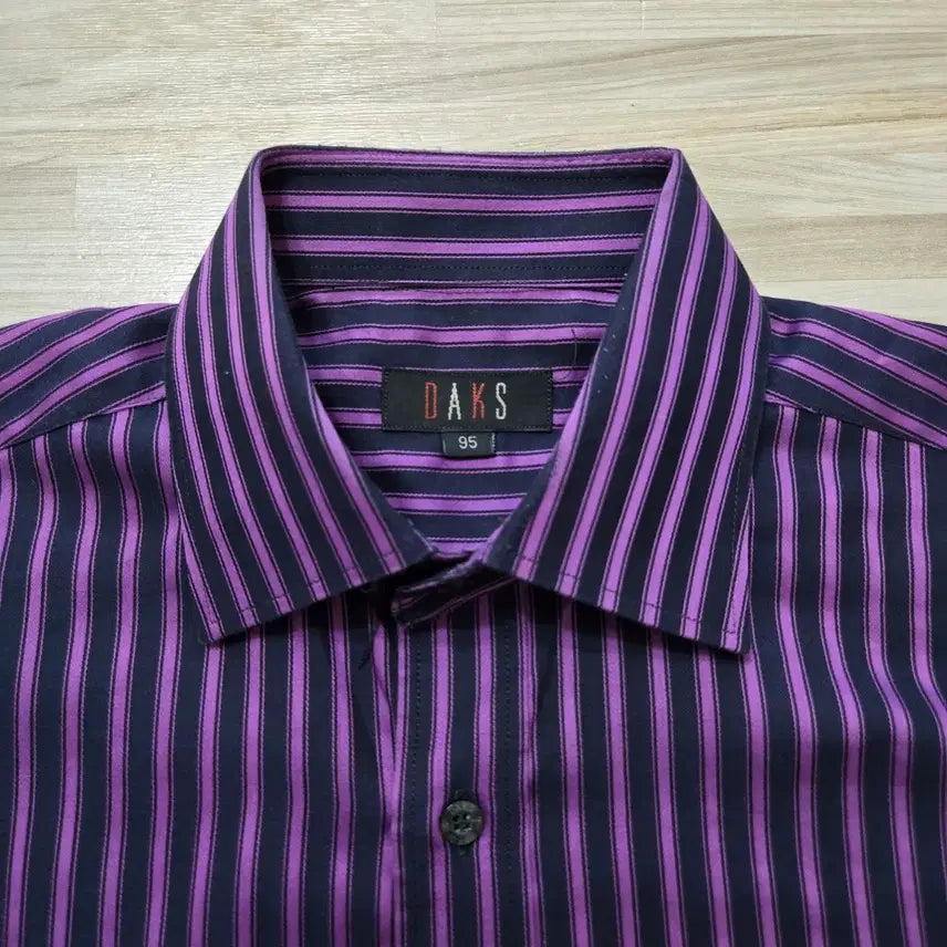 [BUNJANG] Daks Striped Shirt (95) / 95) 닥스 스트라이프 셔츠