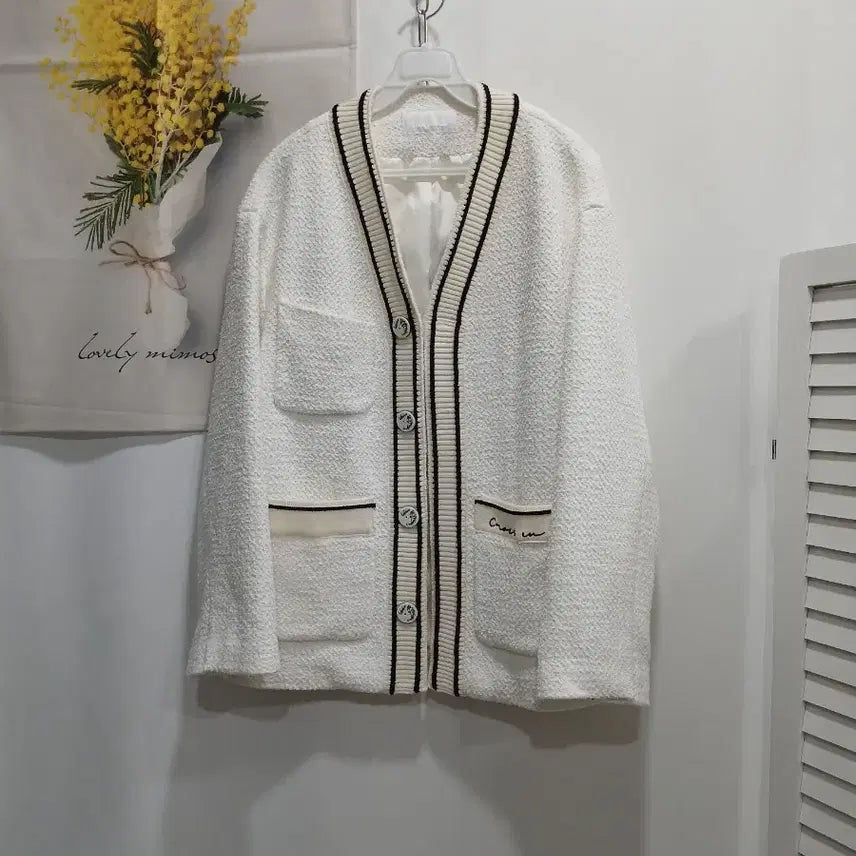 [BUNJANG] Voice of Voices Tweed Cardigan / 보이스오브보이스Voice of Voices. 트위드가디건 55.21년식