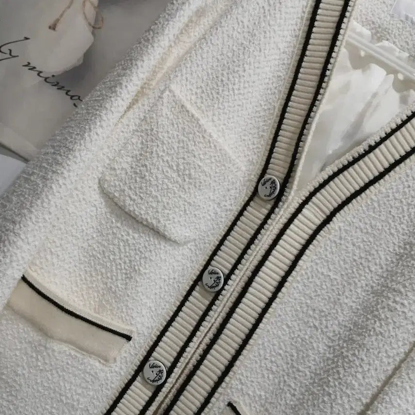 [BUNJANG] Voice of Voices Tweed Cardigan / 보이스오브보이스Voice of Voices. 트위드가디건 55.21년식