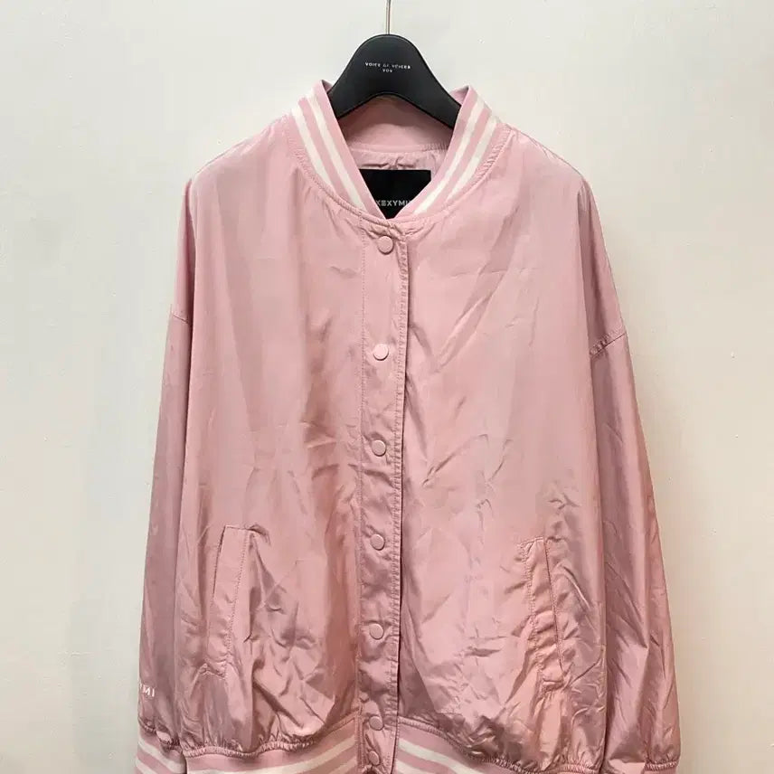 [BUNJANG] Xexymix Pink Bomber Jacket S / 새상품 젝시믹스 핑크 봄버 야구점퍼 자켓 S