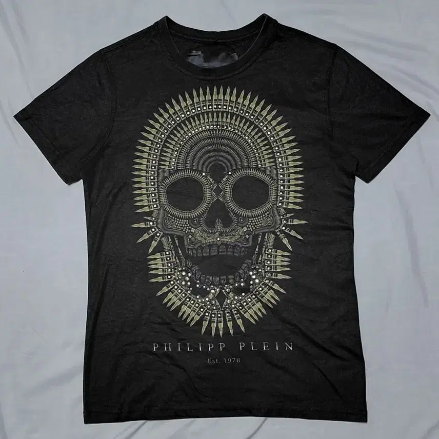 [BUNJANG] Philipp Plein Bulletproof Edition Skull T-shirt / [S] Philipp Plein 불렛프루프 에디션 스컬 반팔 티셔츠