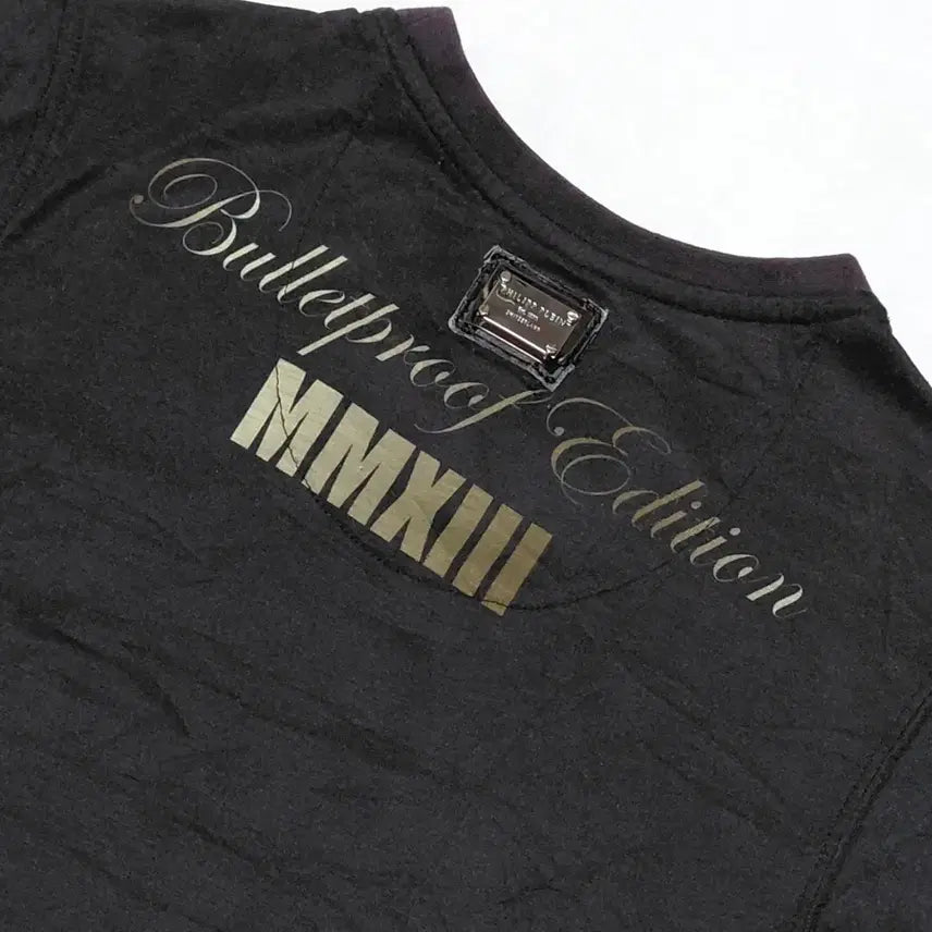 [BUNJANG] Philipp Plein Bulletproof Edition Skull T-shirt / [S] Philipp Plein 불렛프루프 에디션 스컬 반팔 티셔츠