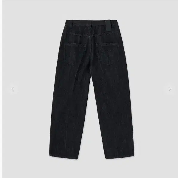 [BUNJANG] Noir Wide Denim Pants (Black) / [최종가격] [노이어] 와이드 데님 팬츠 (블랙)