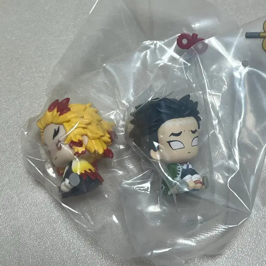 [BUNJANG] Demon Slayer Rengoku/Gyomei Petatto Wind-Up Gacha Bundle Set / 귀멸의 칼날 렌고쿠/교메이 페탓토 태엽 가챠 일괄 판매