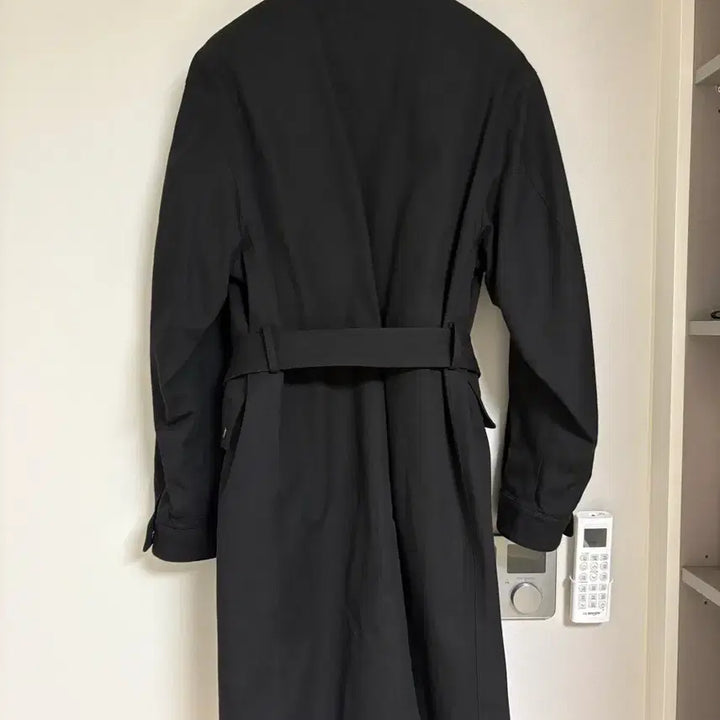 [BUNJANG] Salty Black Trench Coat L / 솔티 블랙 트렌치코트 L