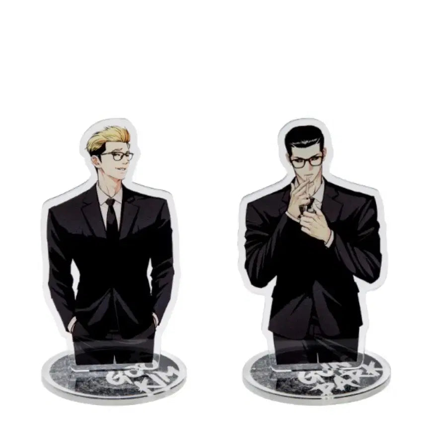 [BUNJANG] Lookism Jong Gun and Jun Gu Suit Acrylic Stand Bundle Set / 외지주 종건 준구 정장 상반신 아크릴 스탠드 일괄