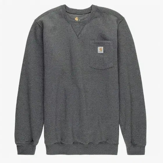 [BUNJANG] Carhartt Brushed Fleece Pocket Sweatshirt Charcoal / [L]칼하트 기모 포켓맨투맨 차콜