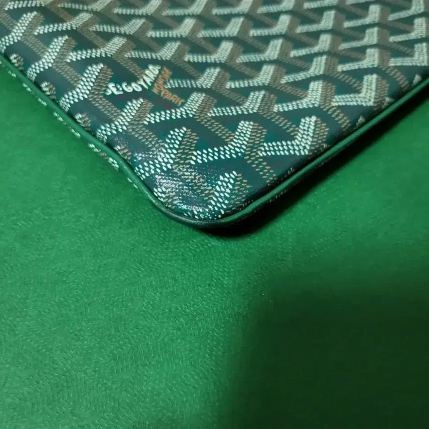 [BUNJANG] Goyard Sena Clutch GM Green / [풀구성] GM / 고야드 세나 클러치 그린