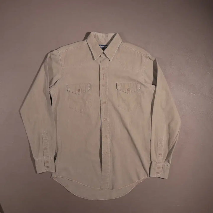 [BUNJANG] Wrangler Western Heavy Cotton Shirt / 90s 랭글러 웨스턴 헤비코튼 셔츠 C257