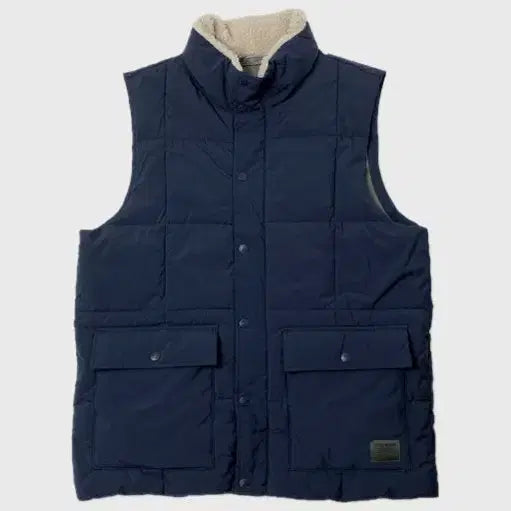 [BUNJANG] Eddie Bauer Padded Vest Navy XL / (택O새상품)에디바우어 카라 패딩 조끼 네이비 XL