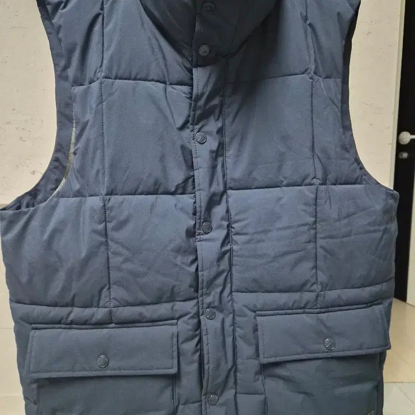 [BUNJANG] Eddie Bauer Padded Vest Navy XL / (택O새상품)에디바우어 카라 패딩 조끼 네이비 XL