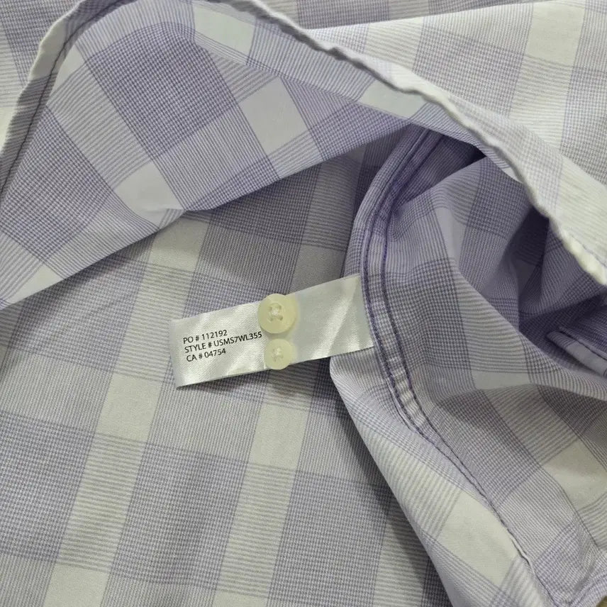 [BUNJANG] U.S. Polo Assn. Checkered Shirt / 110/ U.S. 폴로 체크 셔츠 퍼플