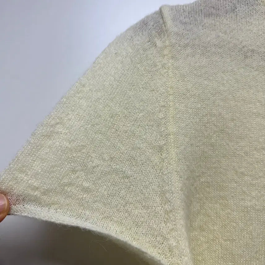 [BUNJANG] Liete Randy Knit Top / [새상품] 리에뜨 랜디 니트(반팔 랩니트)