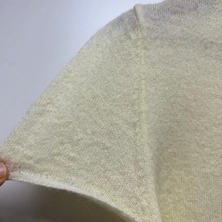 [BUNJANG] Liete Randy Knit Top / [새상품] 리에뜨 랜디 니트(반팔 랩니트)