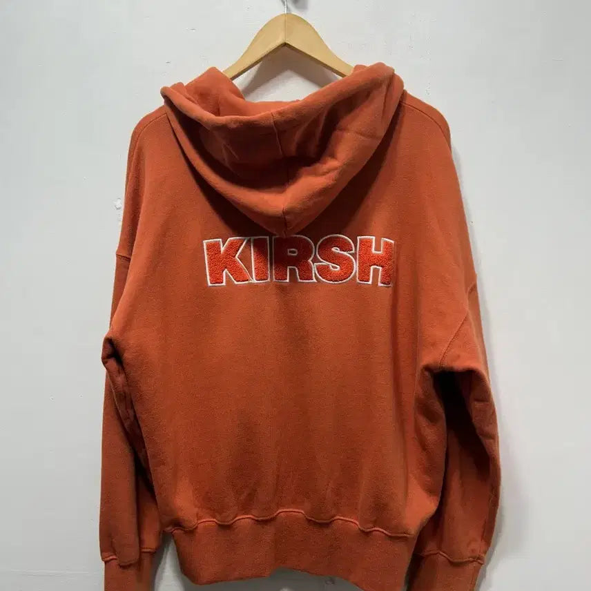 [BUNJANG] Kirsh Orange Hoodie Zip-up (Size 1) / 키르시 오렌지색 후드집업 1사이즈