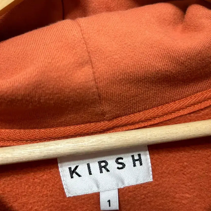 [BUNJANG] Kirsh Orange Hoodie Zip-up (Size 1) / 키르시 오렌지색 후드집업 1사이즈