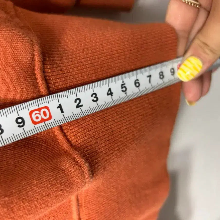 [BUNJANG] Kirsh Orange Hoodie Zip-up (Size 1) / 키르시 오렌지색 후드집업 1사이즈