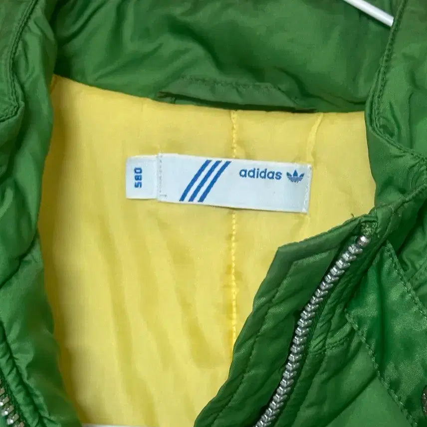 [BUNJANG] Adidas Green Padded Jacket 085 / 아디다스 녹색 패딩 자켓 085