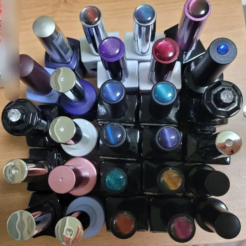 [BUNJANG] Assorted Gel Nail Polish Set (27 pieces) / 자석젤 등 젤 27개 아쁘레쑤 키젤 켄지코 뷰젤