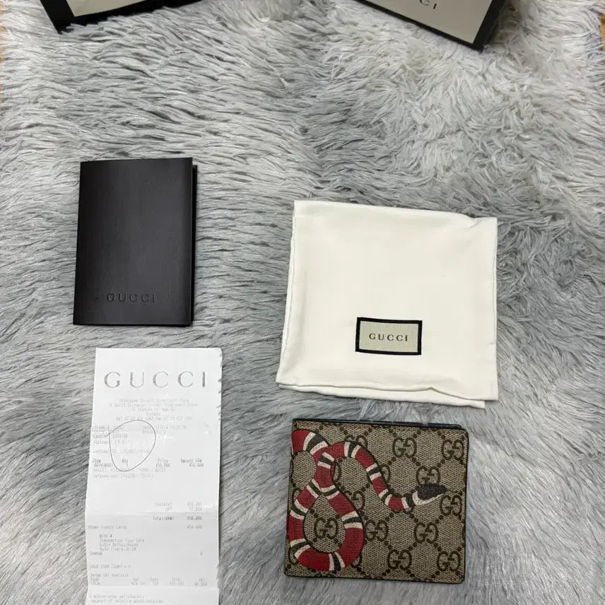 [BUNJANG] Gucci Kingsnake Wallet / (정품)(백화점 구매영수증 포함) 구찌 킹스네이크 반지갑