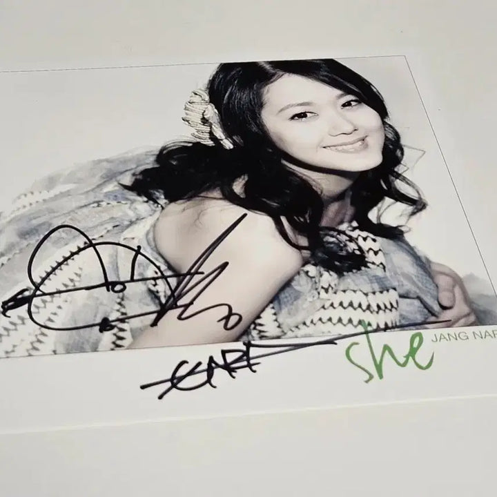 [BUNJANG] Jang Nara Signed Inner Sheet / 장나라 친필싸인 속지 (초판 한정수량)