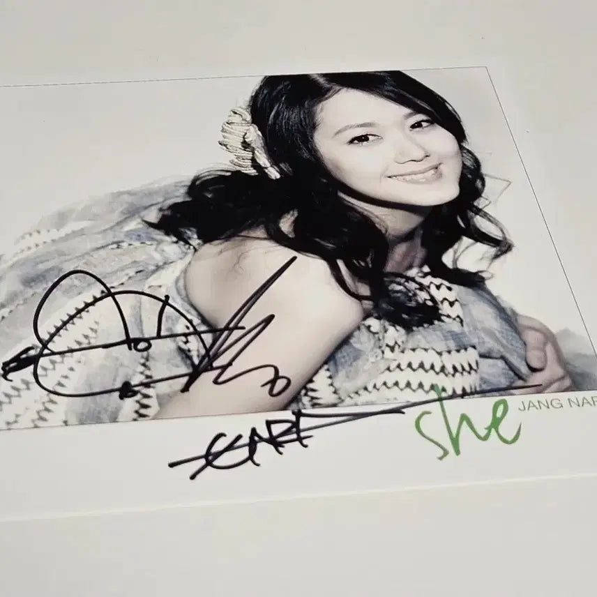 [BUNJANG] Jang Nara Signed Inner Sheet / 장나라 친필싸인 속지 (초판 한정수량)