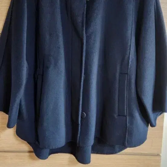 [BUNJANG] Vera Wang Cape Coat Navy / 베라왕 케이프 코트  66~77 네이비