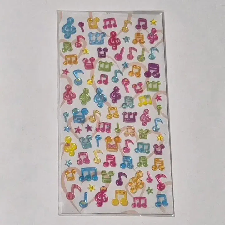 [BUNJANG] Musical Note Transparent Sticker / 고전문구 음표 투명 스티커