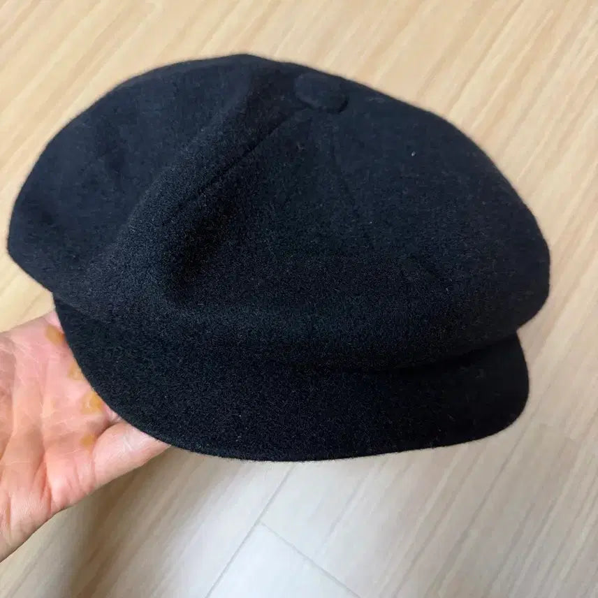 [BUNJANG] Kijima Takayuki Melton Casket Black Hat / 키지마타카유키 캐스켓 블랙 2 새상품