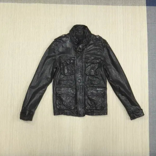 [BUNJANG] Buckaroo Leather Jacket (B103LR320P) - Men's / (100) 버커루 남성 베지터블 가죽자켓 B103LR320P