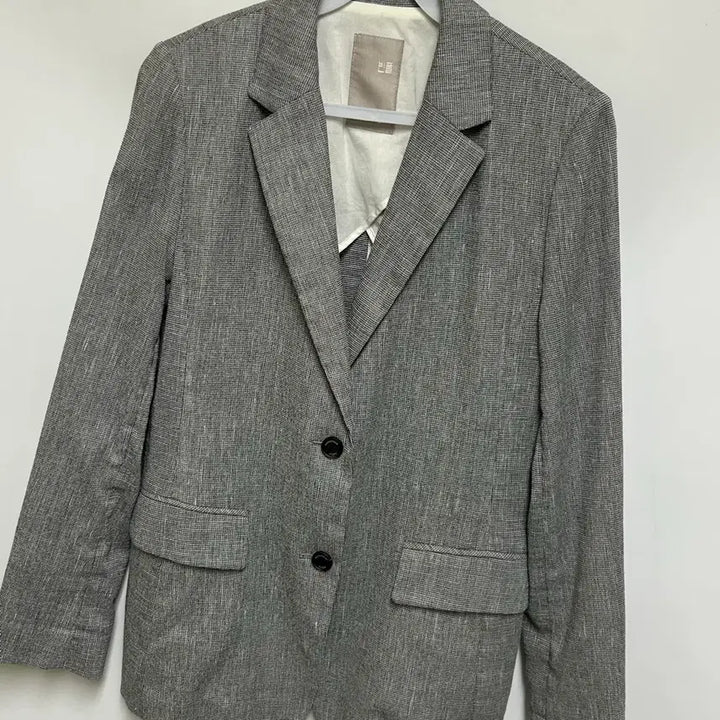 [BUNJANG] Beanpole Linen Blend Houndstooth Check Jacket / [여자-95]빈폴 린넨 블렌드 하운드투스 체크 자켓