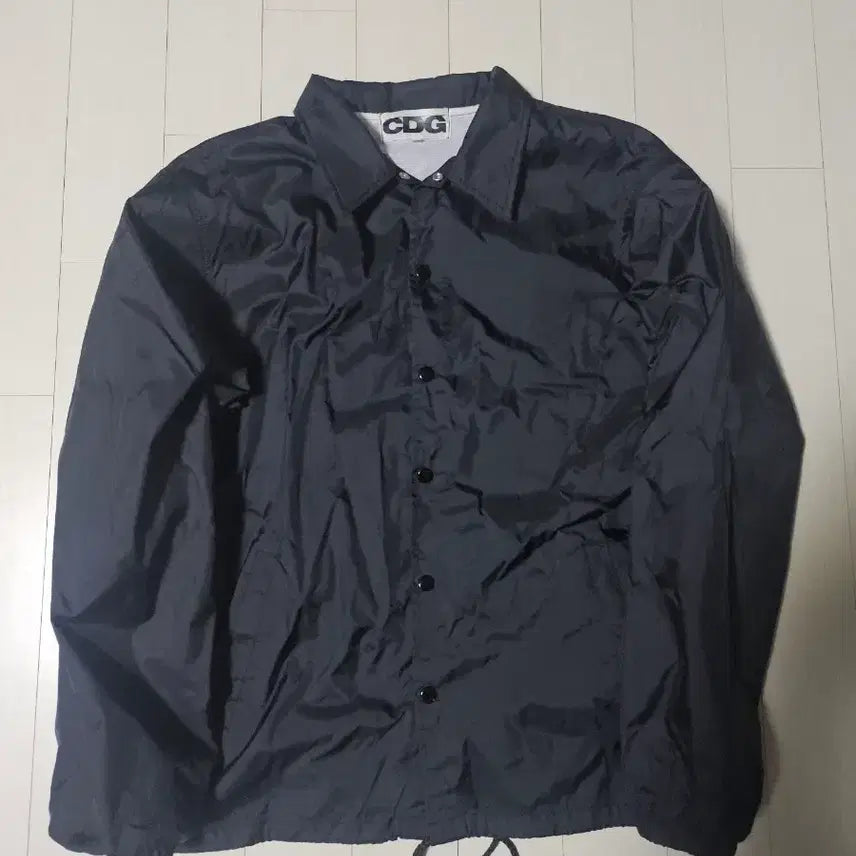 [BUNJANG] Comme des Garcons CDG Black Coach Jacket / [L]꼼데가르송 CDG 블랙 코치 자켓
