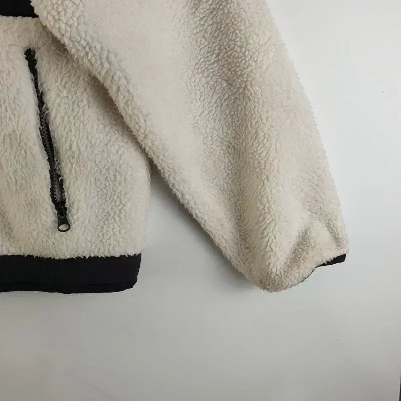 [BUNJANG] FILA Men's White Dumble Fleece Jacket / FILA 남성95 화이트 덤블 플리스 자켓 M0992