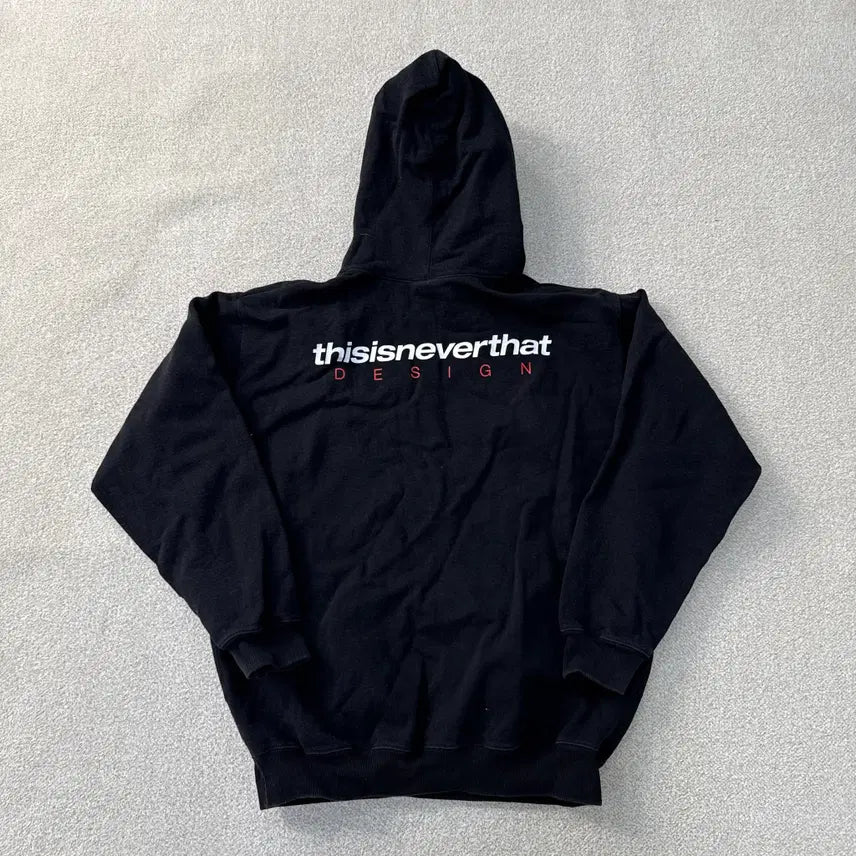 [BUNJANG] thisisneverthat Black Hoodie / M 디스이즈네버댓 블랙 후드티 0223T