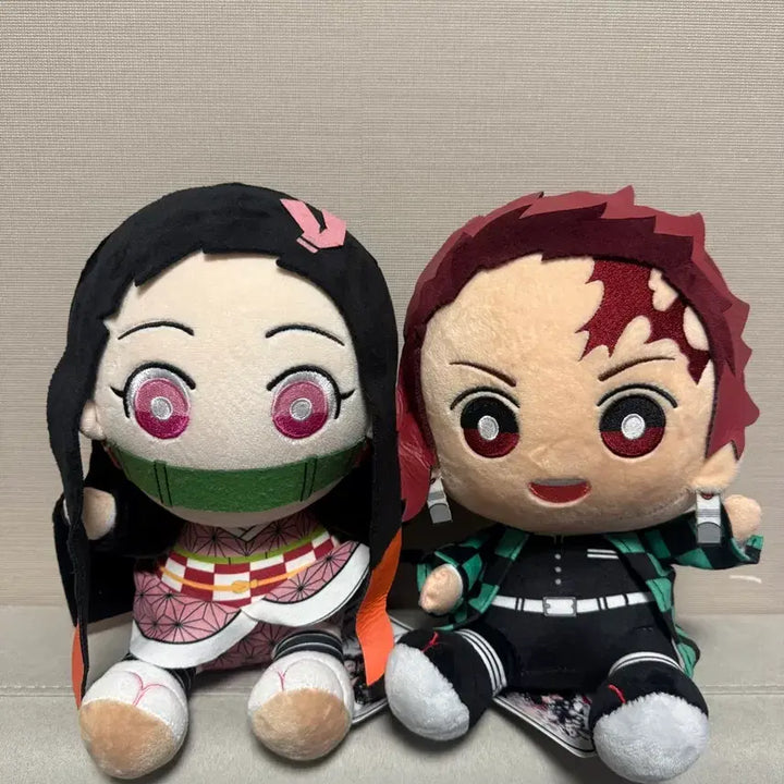 [BUNJANG] Demon Slayer Tanjiro & Nezuko Doll Set / 귀멸의 칼날 탄지로/네즈코 인형 세트