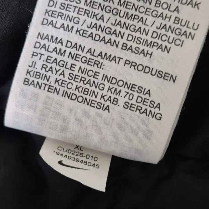[BUNJANG] Nike Windrunner Duck Down Padded Hooded Jacket Black / (무료배송)나이키 윈드러너  후드 덕다운  패딩 블랙