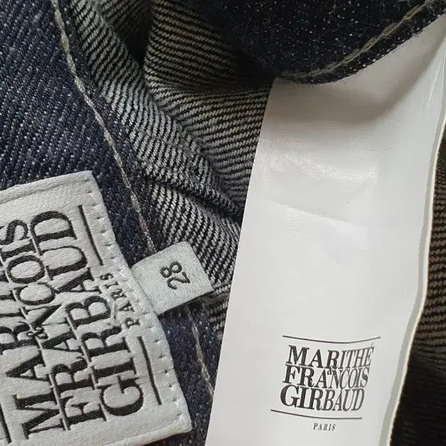 [BUNJANG] Marithe Francois Girbaud Rolled-Up Dark Wash Denim Pants / 마리떼프랑소와저버 롤업 진청 데님 팬츠 28사이즈 정품