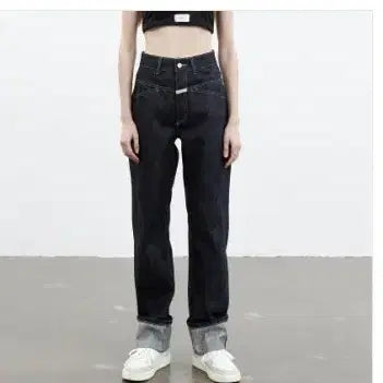 [BUNJANG] Marithe Francois Girbaud Rolled-Up Dark Wash Denim Pants / 마리떼프랑소와저버 롤업 진청 데님 팬츠 28사이즈 정품