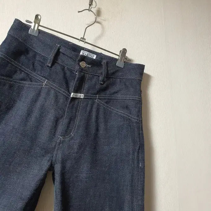 [BUNJANG] Marithe Francois Girbaud Rolled-Up Dark Wash Denim Pants / 마리떼프랑소와저버 롤업 진청 데님 팬츠 28사이즈 정품