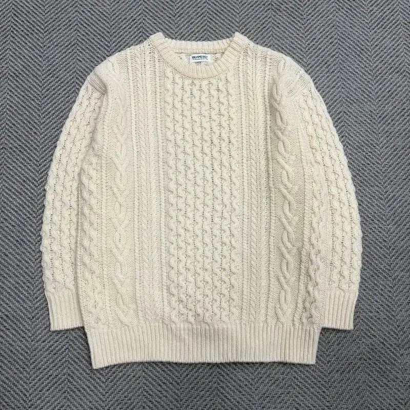 [BUNJANG] Beams Boy Cable Wool Sweater / 빔즈보이 케이블 울 스웨터 v1655