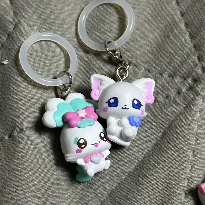 [BUNJANG] Precure Petit Cure Mejirushi Keyring Bundle Set / 프리큐어 쁘띠큐어 메지루시 두개 일괄