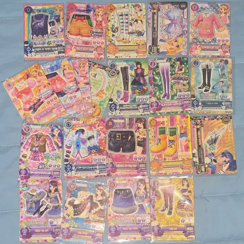 [BUNJANG] Aikatsu Ichiban Lime Marine Trading Card Bundle Set / 판매,교환) 아이엠스타 카드 양도 한판 일판 아이카츠 라임 마린