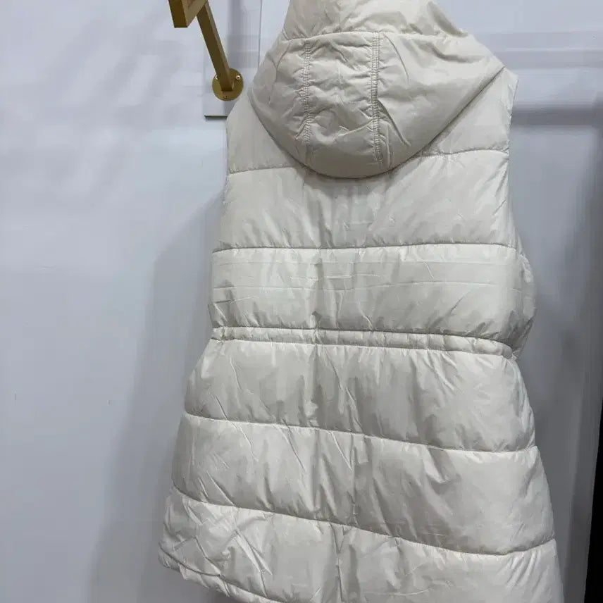 [BUNJANG] Ivory Padded Vest / 아이보리 패딩 조끼 66~77 77반까지