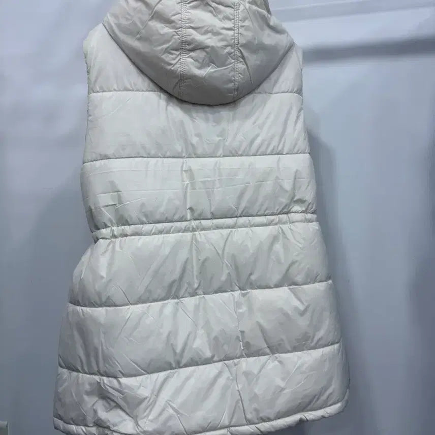[BUNJANG] Ivory Padded Vest / 아이보리 패딩 조끼 66~77 77반까지