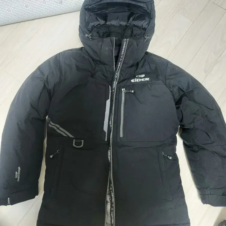 [BUNJANG] Aider 700 Black Down Jacket / 아이더 700 블랙 대장패딩