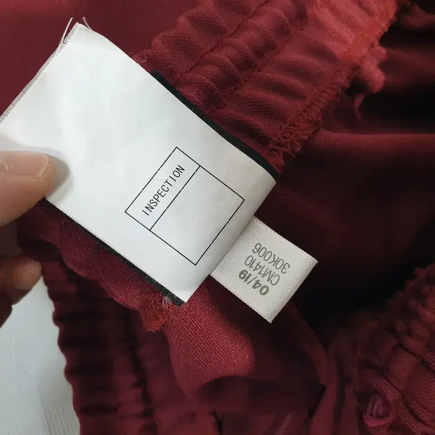 [BUNJANG] Adidas Burgundy Jogger Pants L / (JJ29421)아디다스 버건디 조거팬츠 L