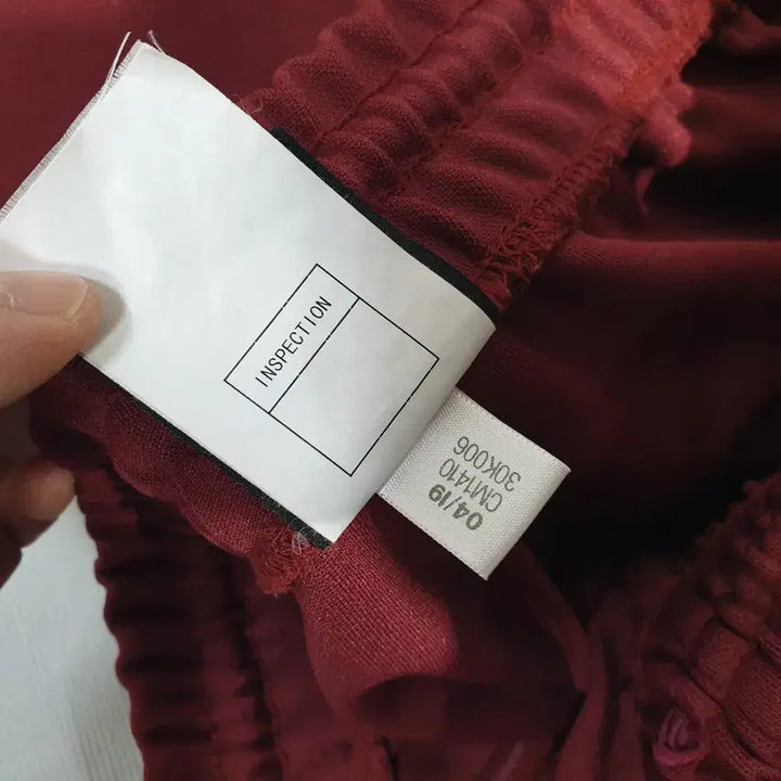 [BUNJANG] Adidas Burgundy Jogger Pants L / (JJ29421)아디다스 버건디 조거팬츠 L